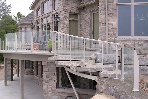 Custom Curved Beach Rail * Stair Rail