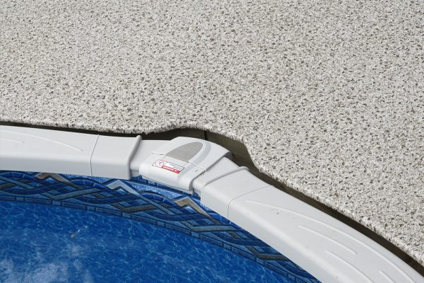 Pool detail – Signature Stone Plus Hazel Weatherdek